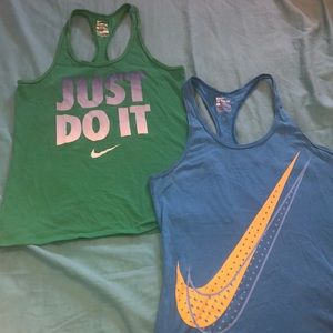 2 Nike sports tank tops